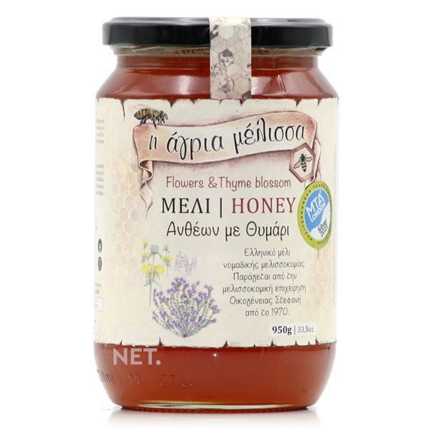Άγρια Μέλισσα - Μέλι ΄Θυμαρίσιο - Ανθέων 1 kg