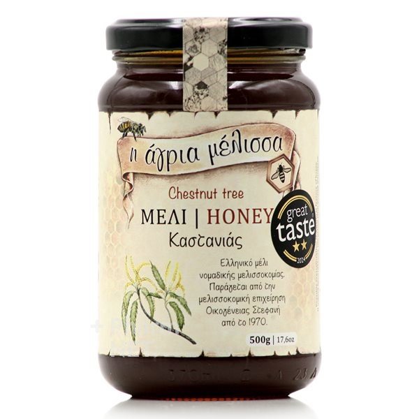 Άγρια Μέλισσα - Μέλι Καστανίας 500 gr